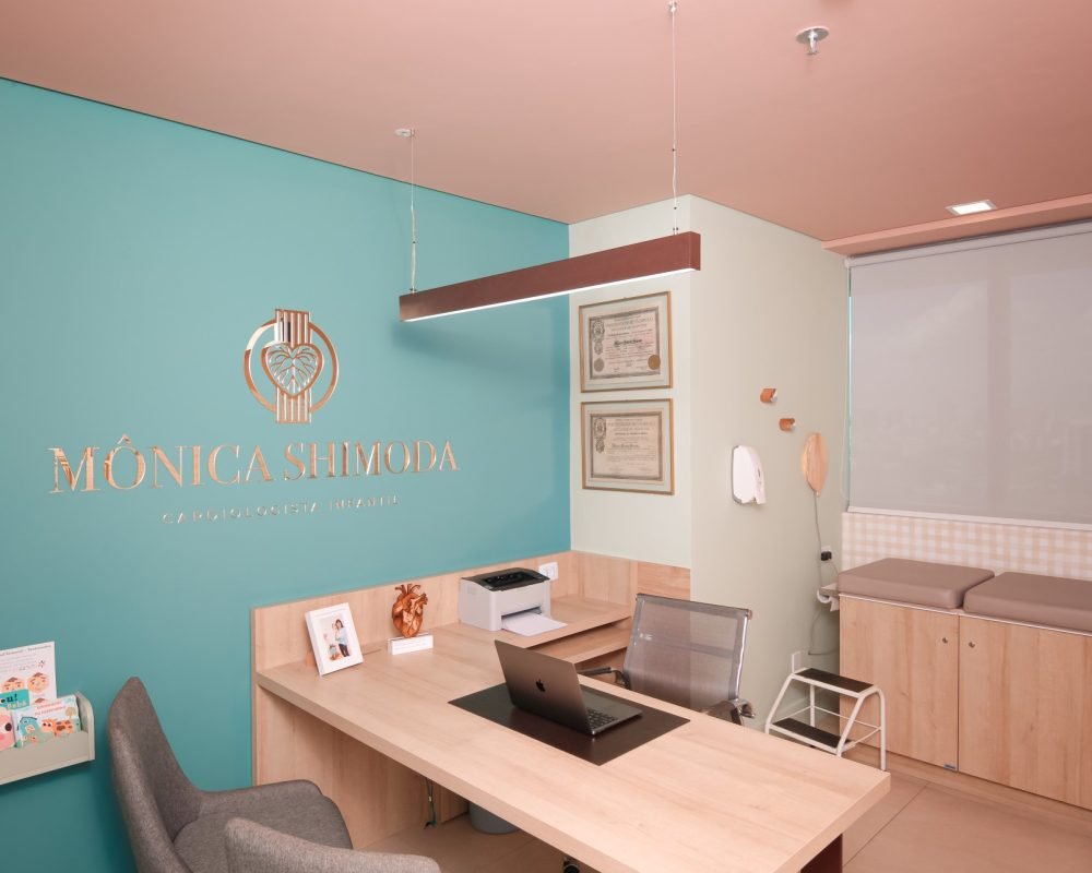 Consultorio com identidade Monica Shimoda